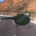 lowpoly modello di elicottero Hughes OH-6 Cayuse app mobile