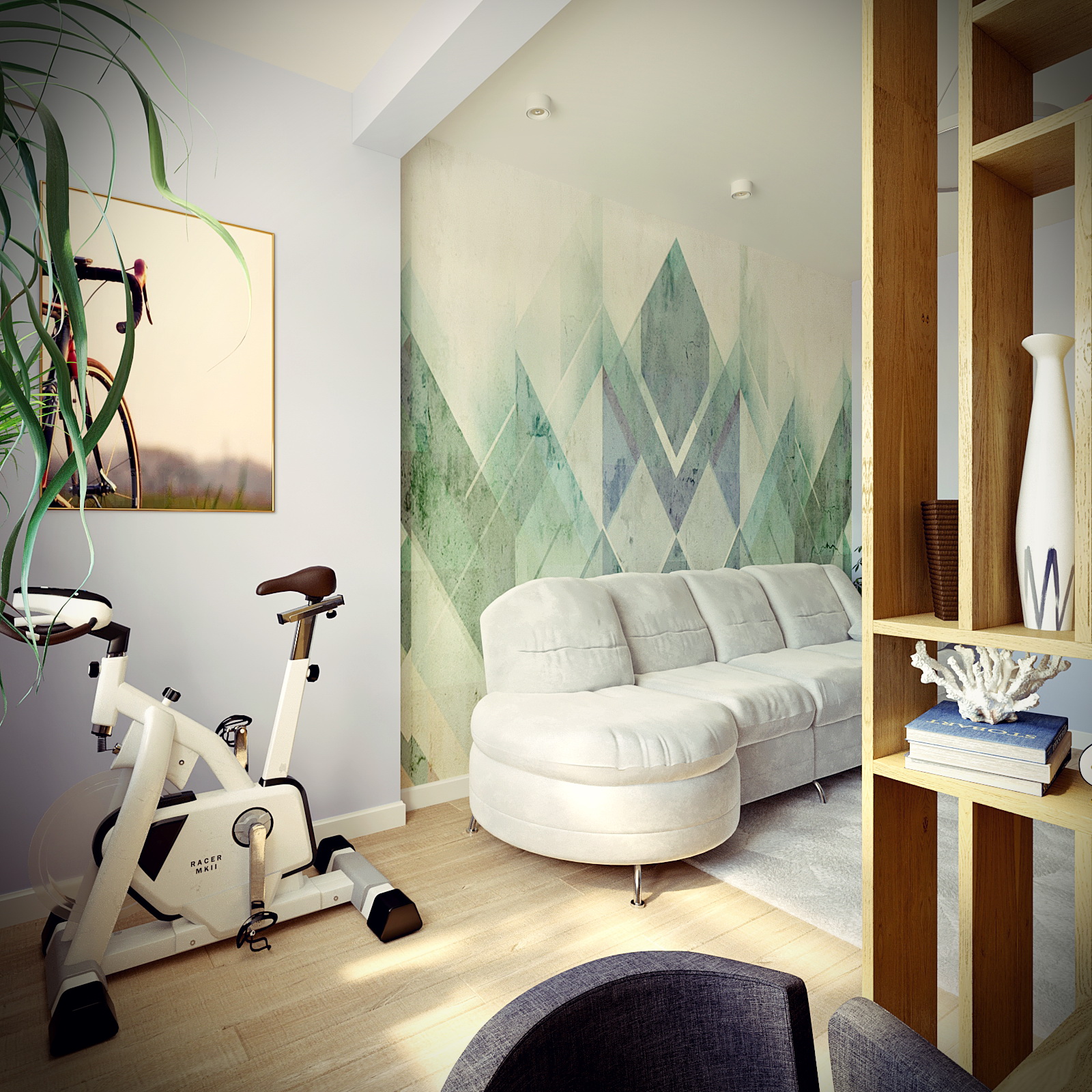 3D-Interior Visualization in 3d max corona render image