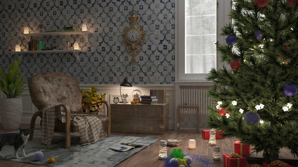 imagen de Vacaciones. en 3d max vray 3.0