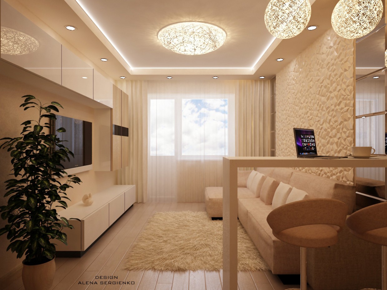 salon dans 3d max vray image