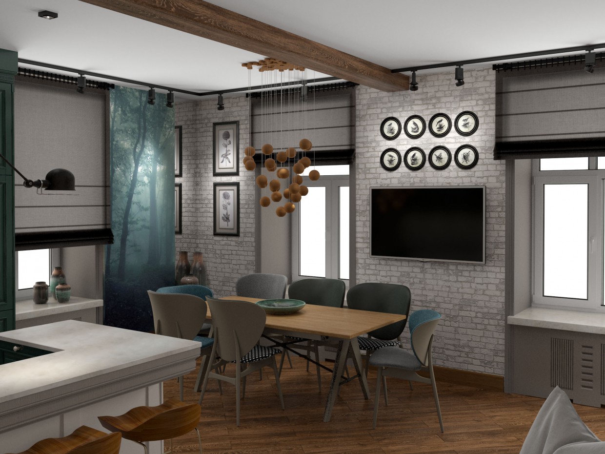 Loft Dmitrijevka in 3d max vray 3.0 image