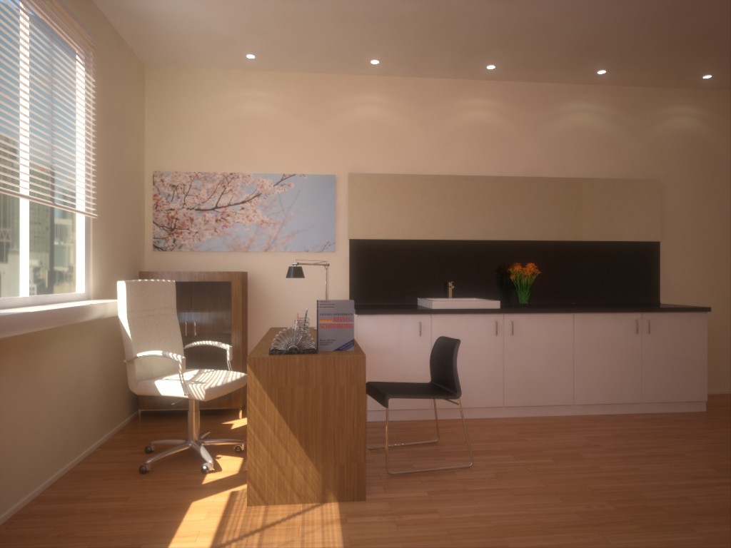 Clinique de projet dans 3d max vray image