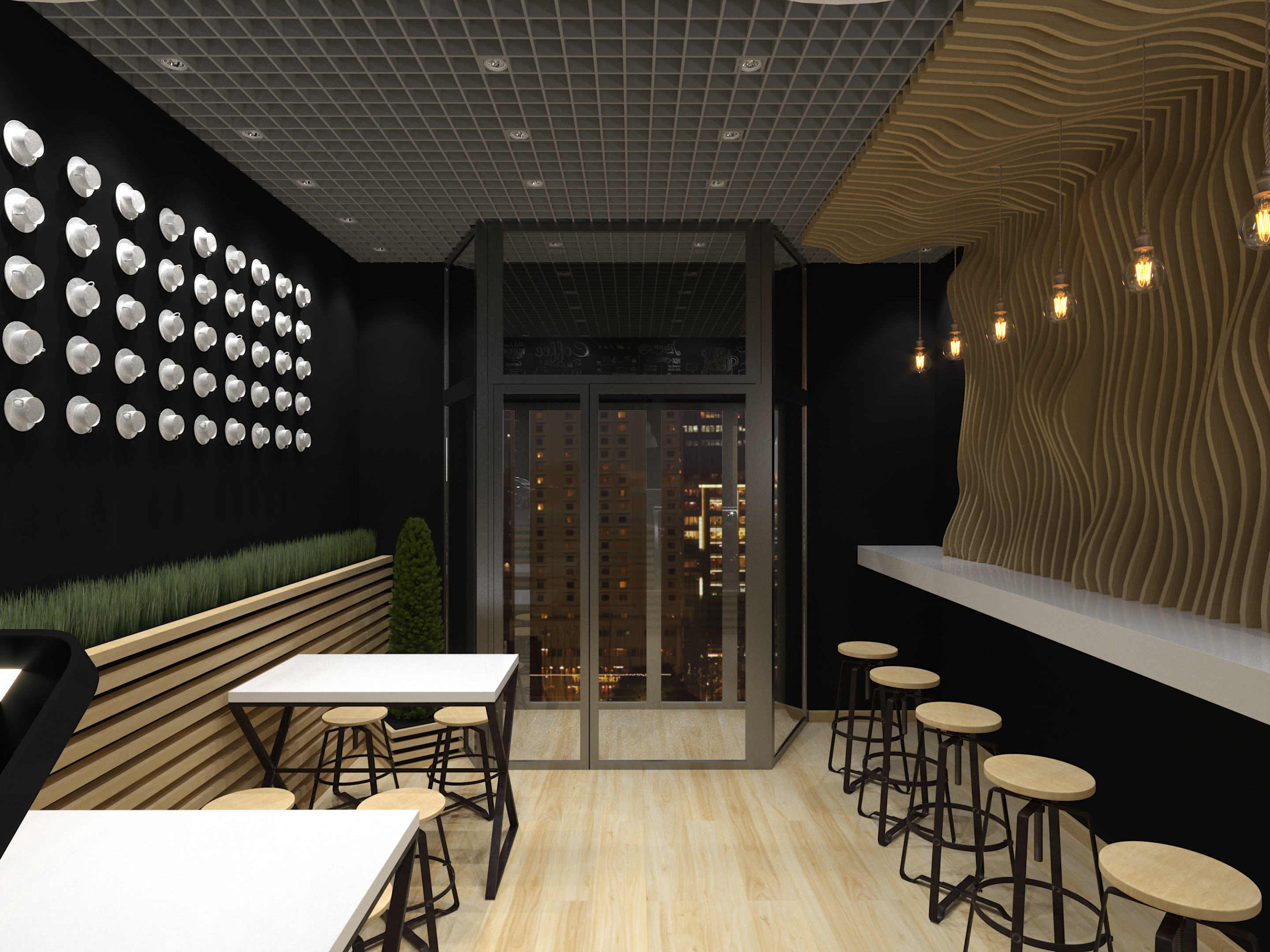 Fixer Cofe dans 3d max corona render image