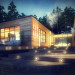 Maison en bois dans 3d max vray image