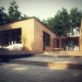 Wooden House in 3d max vray image