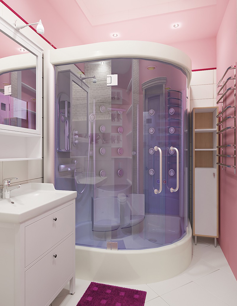 Une salle de bain dans 3d max vray image