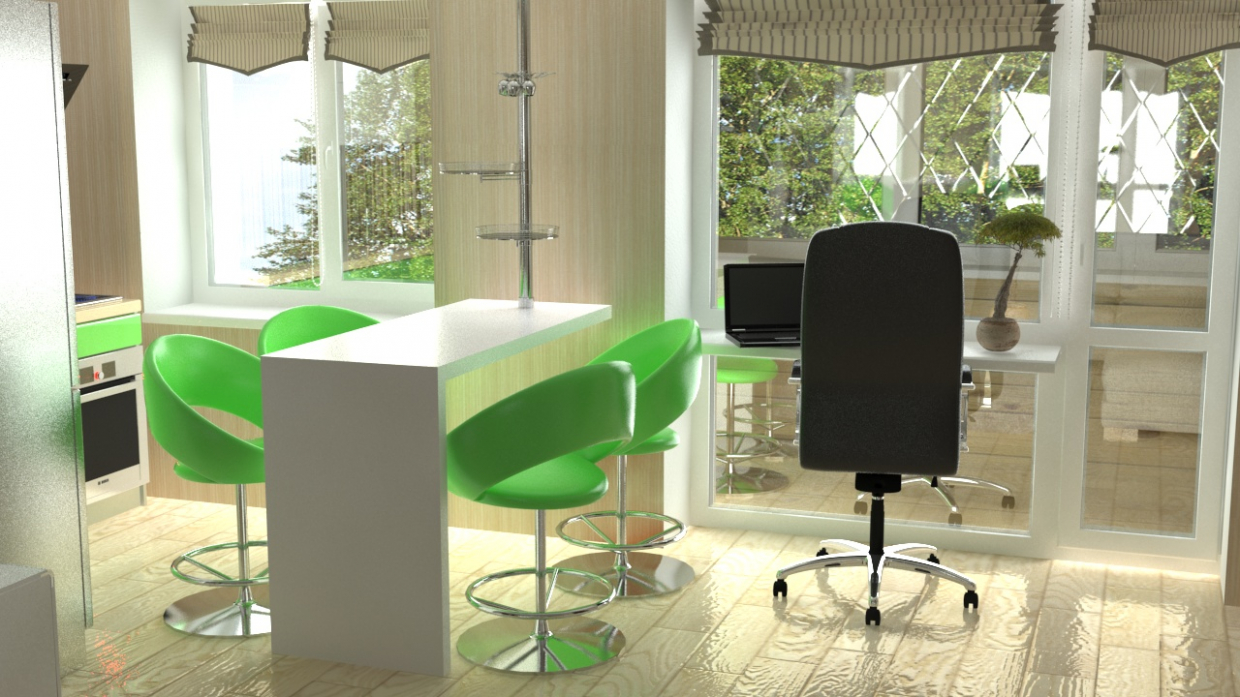 Chruschtschowka in 3d max vray 3.0 Bild