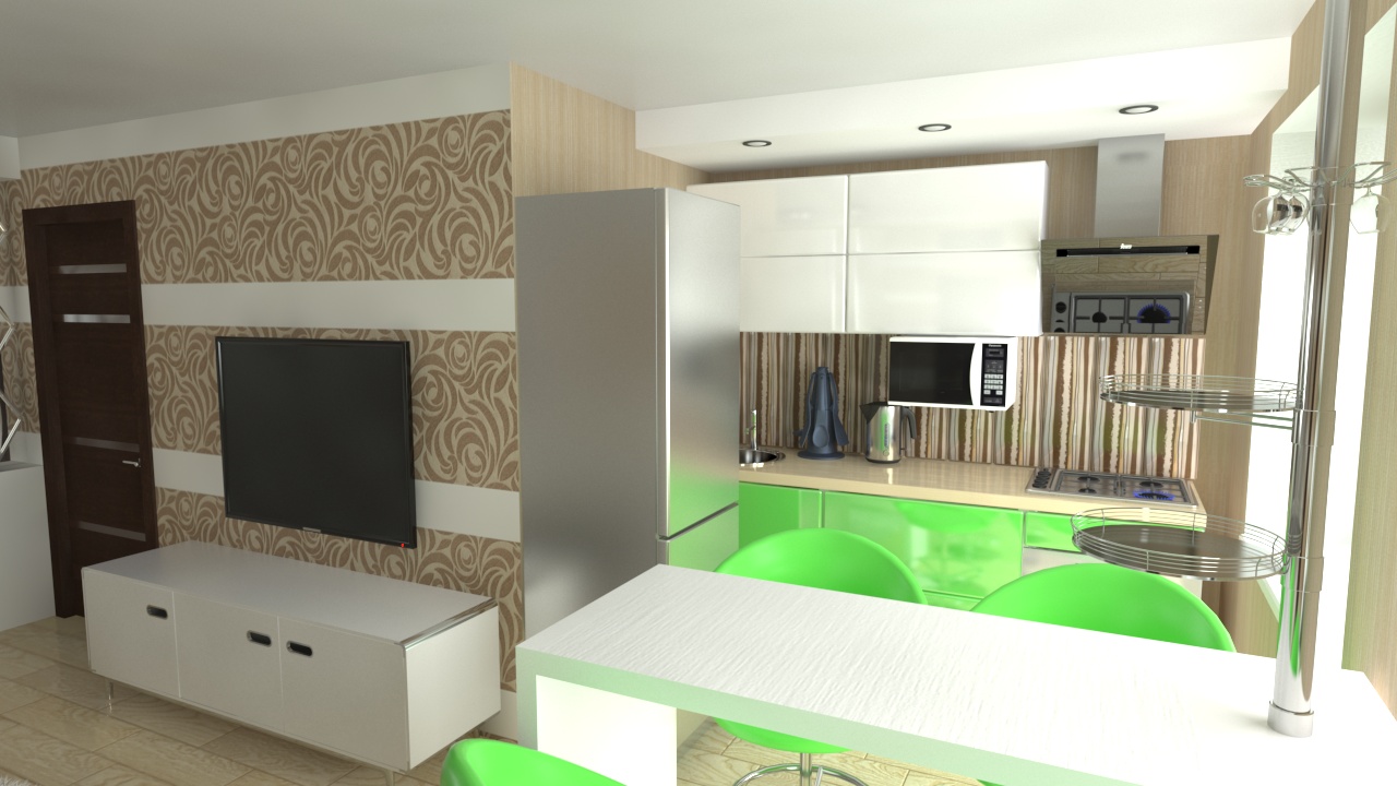 Chruschtschowka in 3d max vray 3.0 Bild