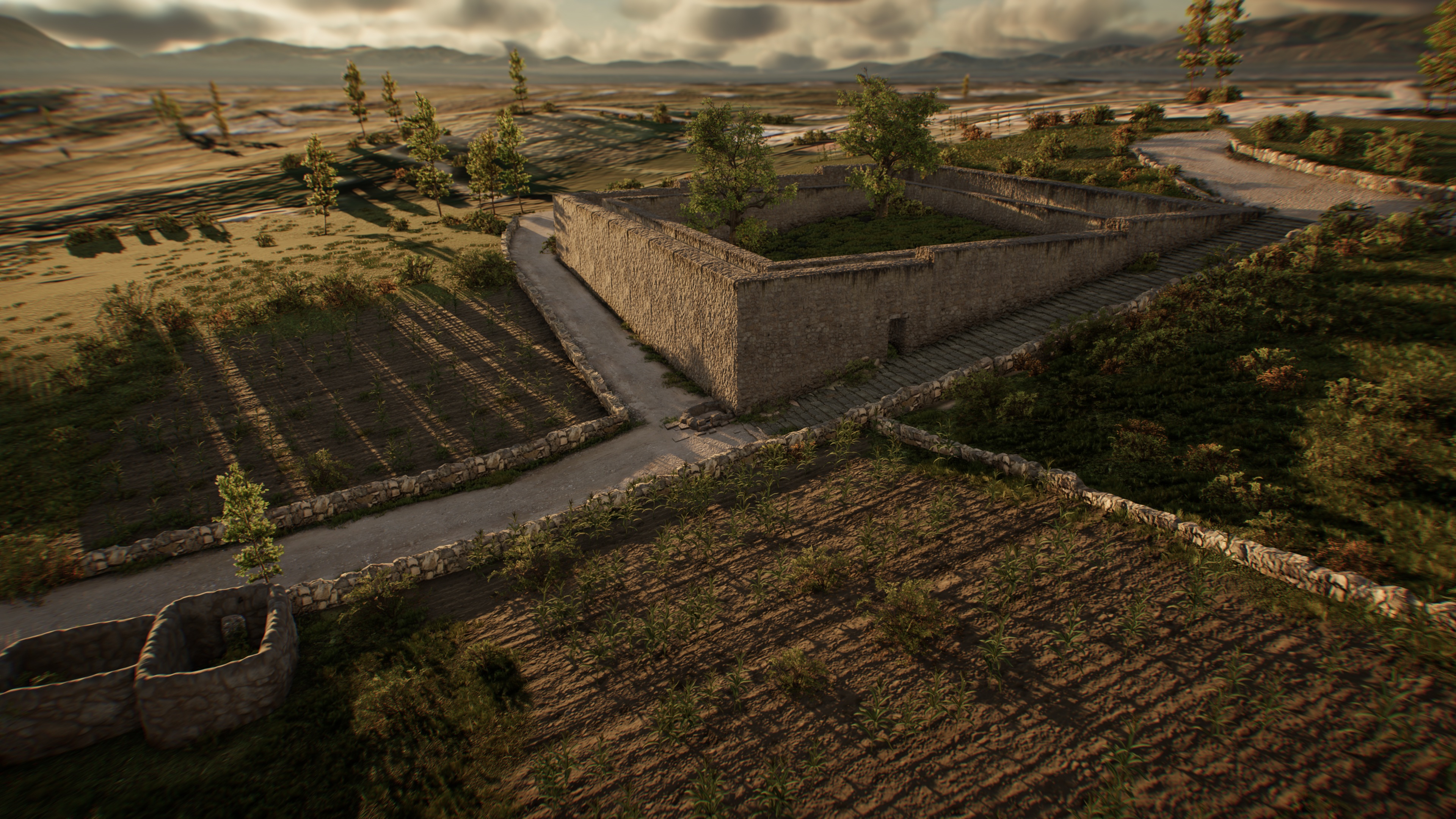 Pre-Inca Temple - Warivilca in 3d max Other image