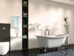 Badezimmer Interieur Zusammensetzung