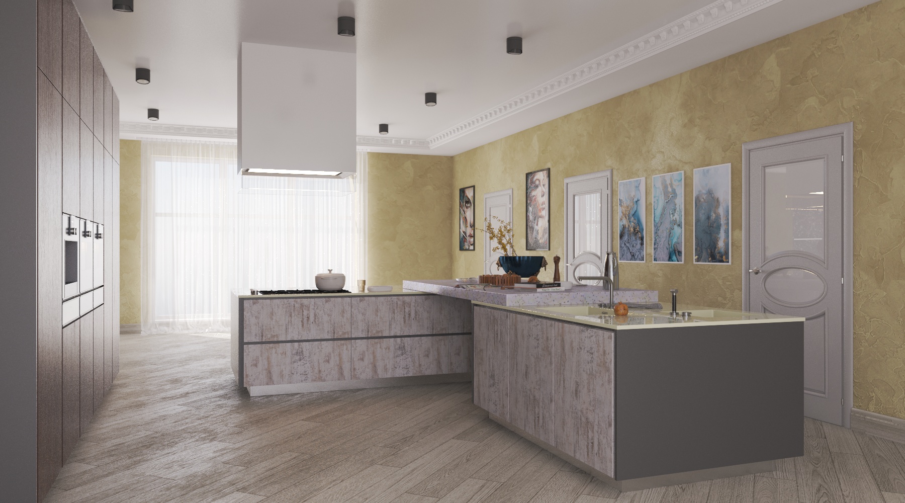 Cucina moderna in 3d max vray 3.0 immagine