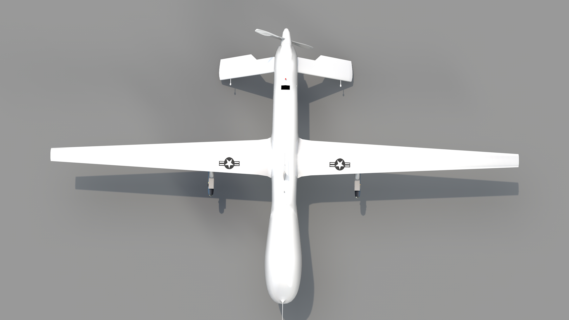 Drone predator mq1b 0011 in Cinema 4d Standard image