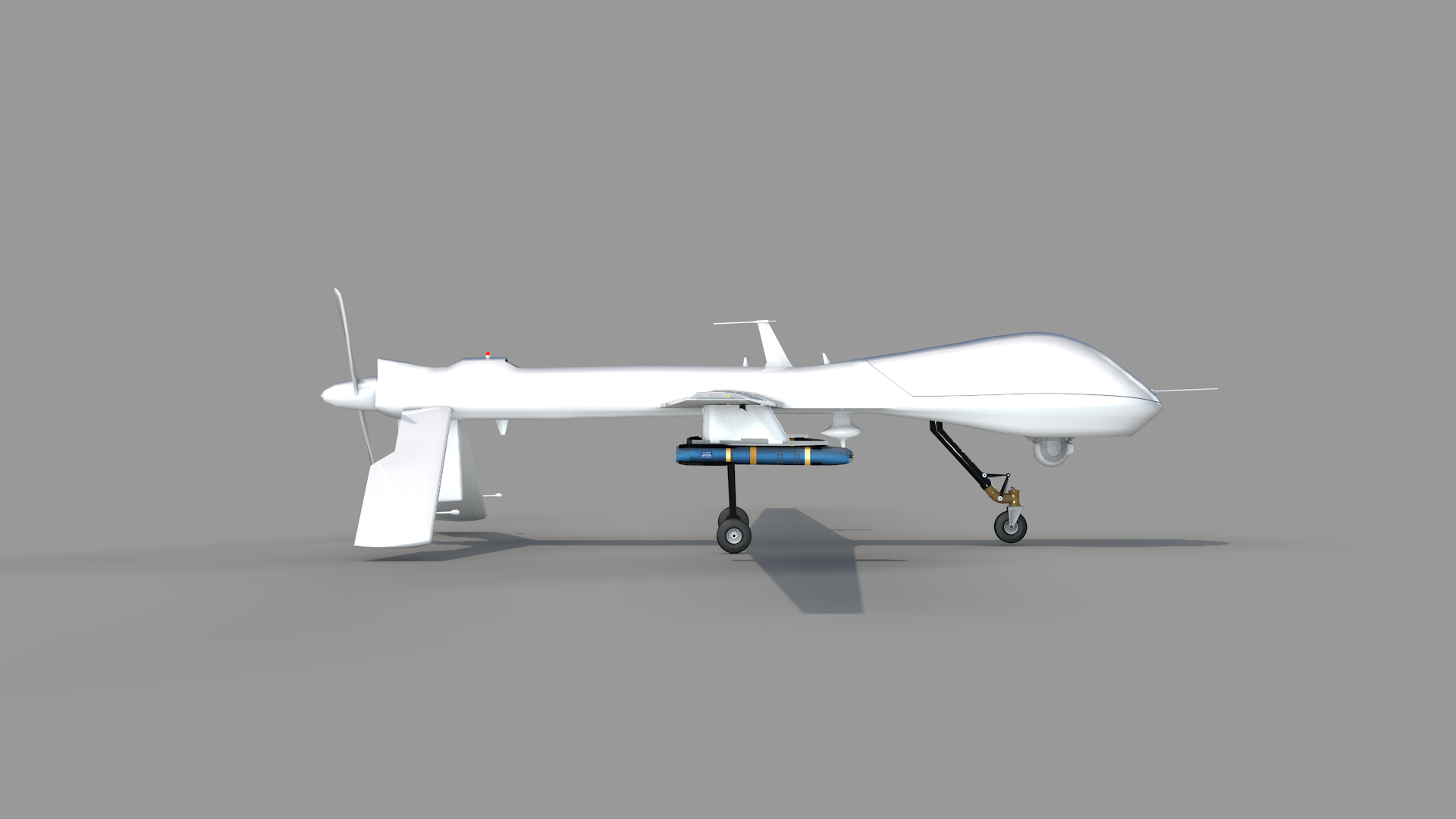 Drone predator mq1b 0011 in Cinema 4d Standard image