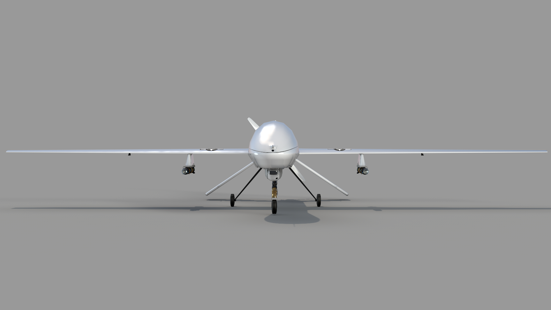 Drone predator mq1b 0011 in Cinema 4d Standard image