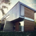 Metall-Haus. in 3d max vray Bild