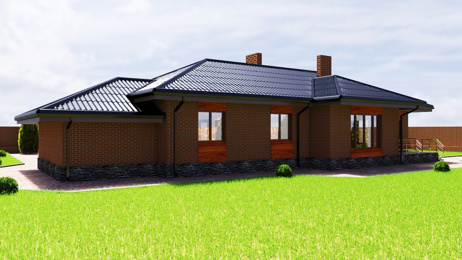 Maison dans 3d max vray image