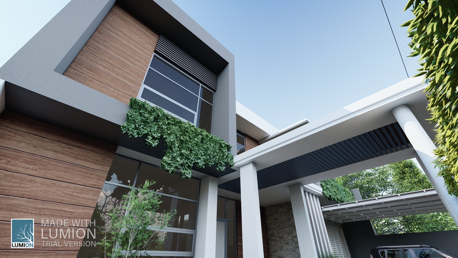 Simple modern house in 3d max Other image