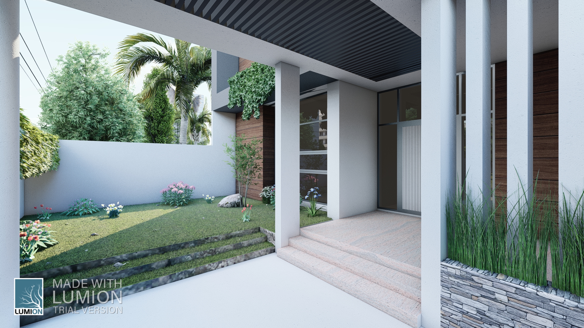 Einfaches modernes Haus in 3d max Other Bild