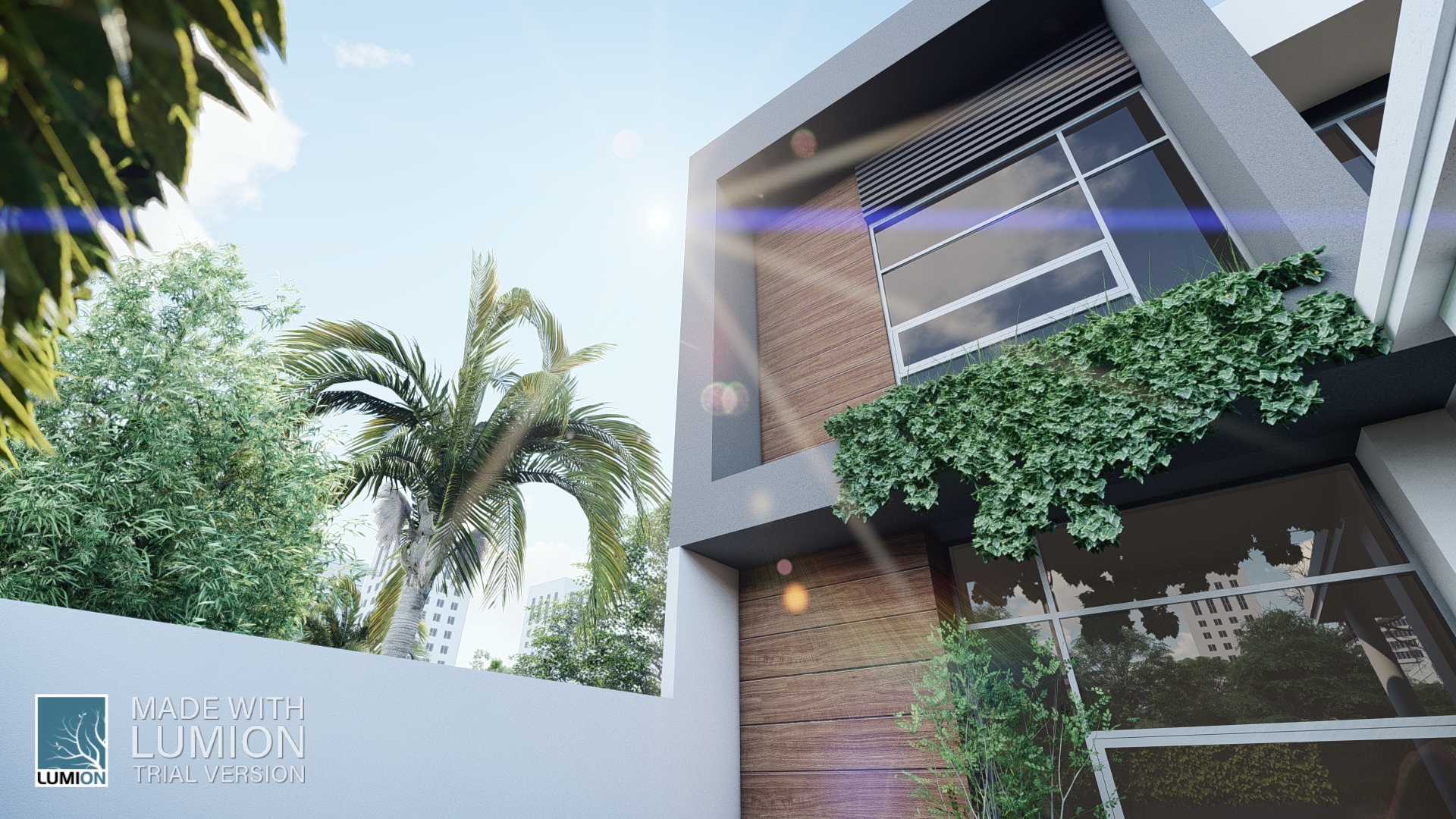 Simple modern house in 3d max Other image