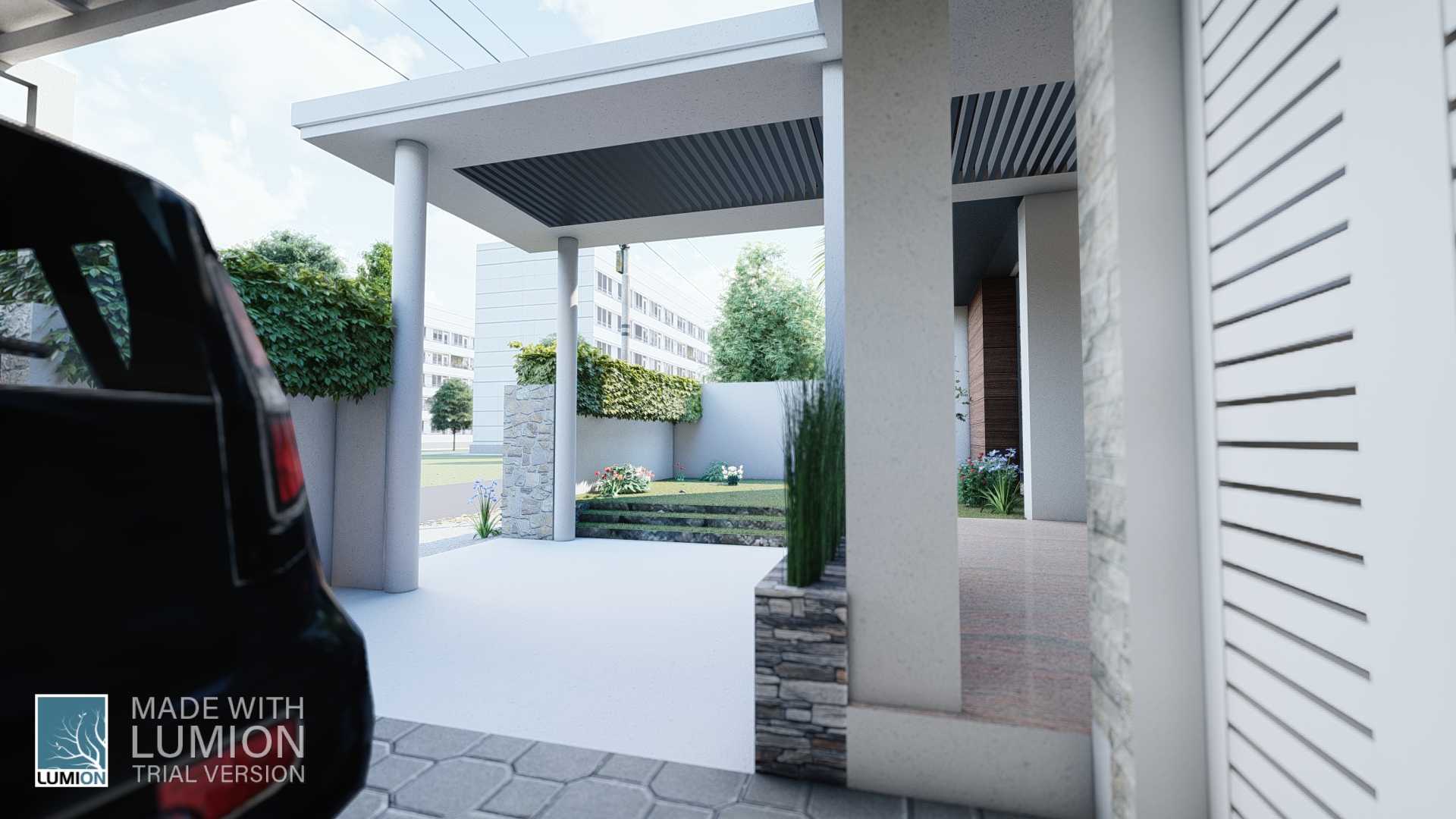 Einfaches modernes Haus in 3d max Other Bild