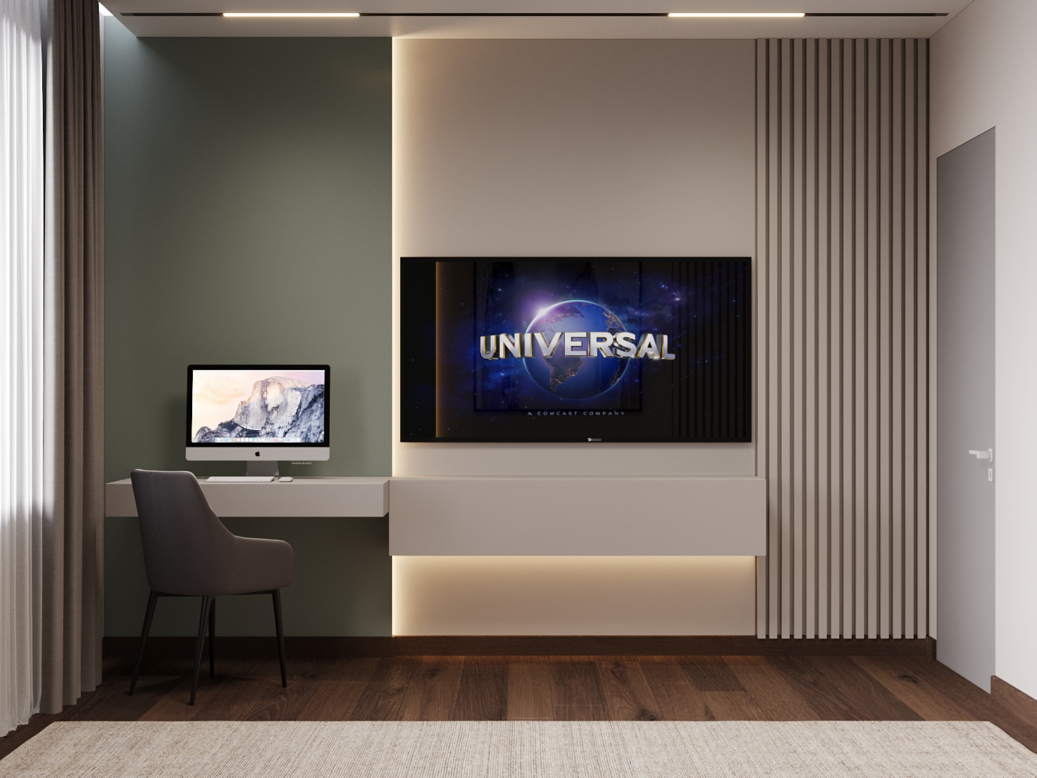 Кімната відпочинку Кімната відпочинку в 3d max Corona render 7 зображення