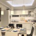 Kitchen in a studio apartment