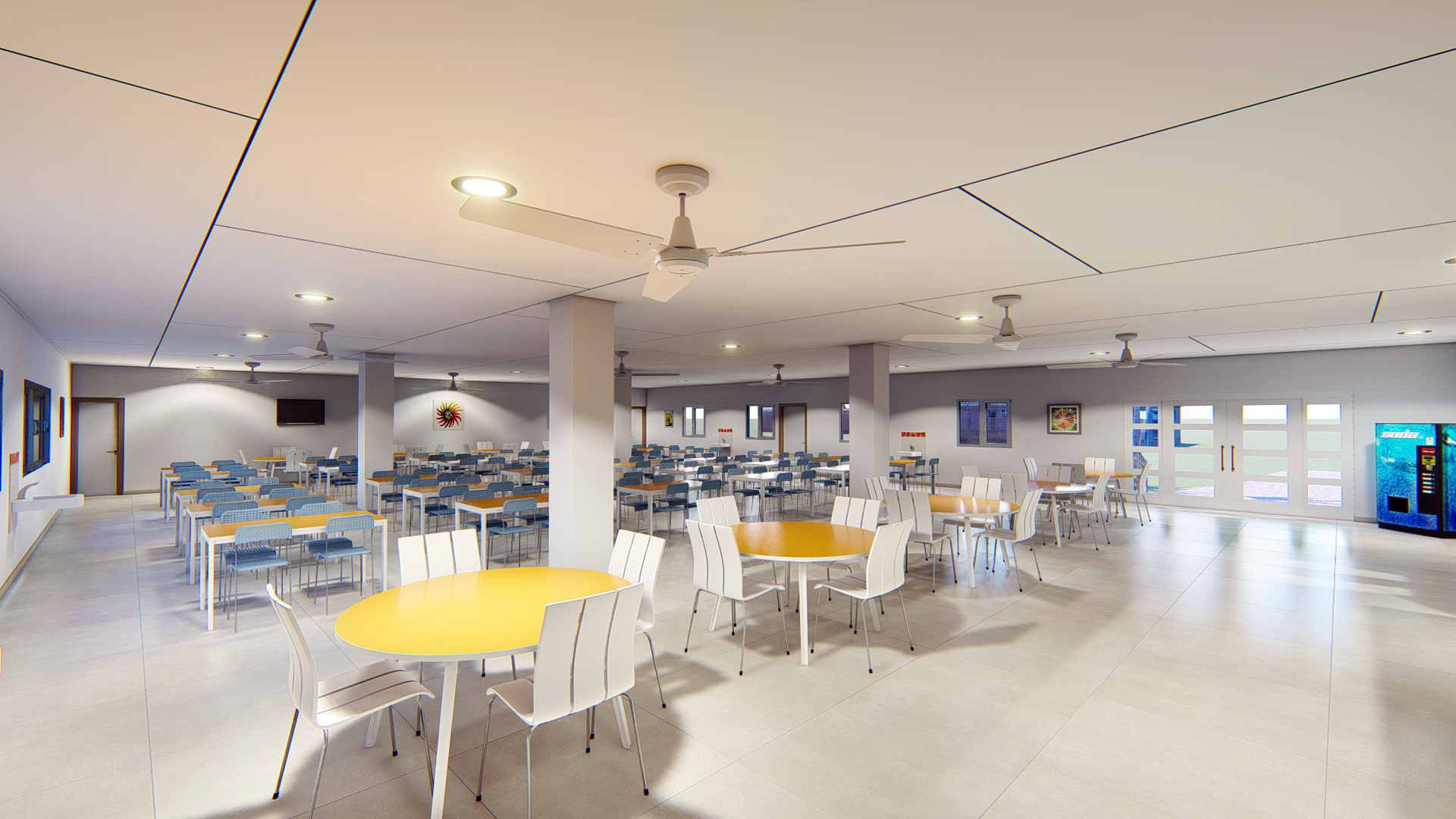 Intérieur du restaurant dans 3d max Other image