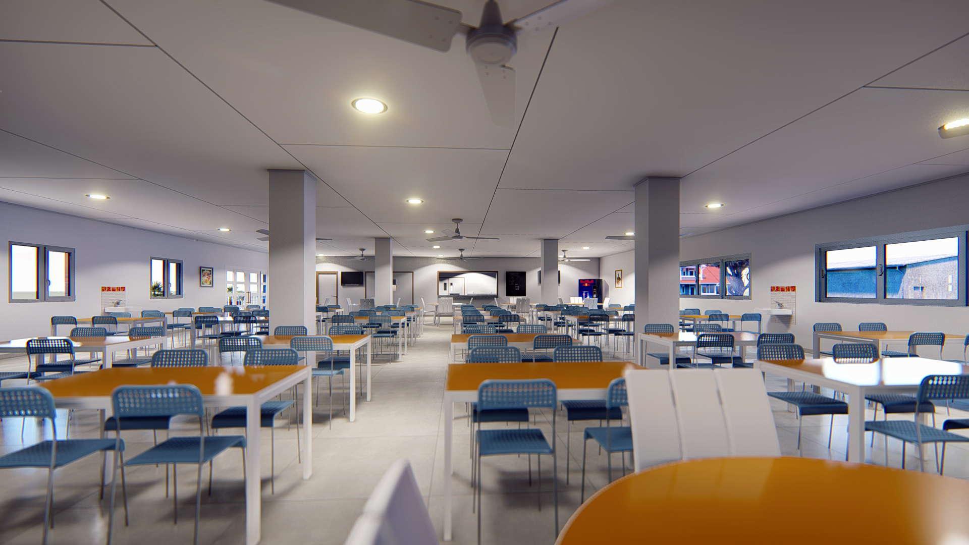 Intérieur du restaurant dans 3d max Other image