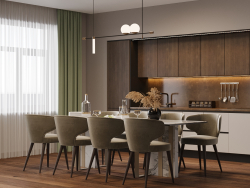 Küche in einem privaten Haus