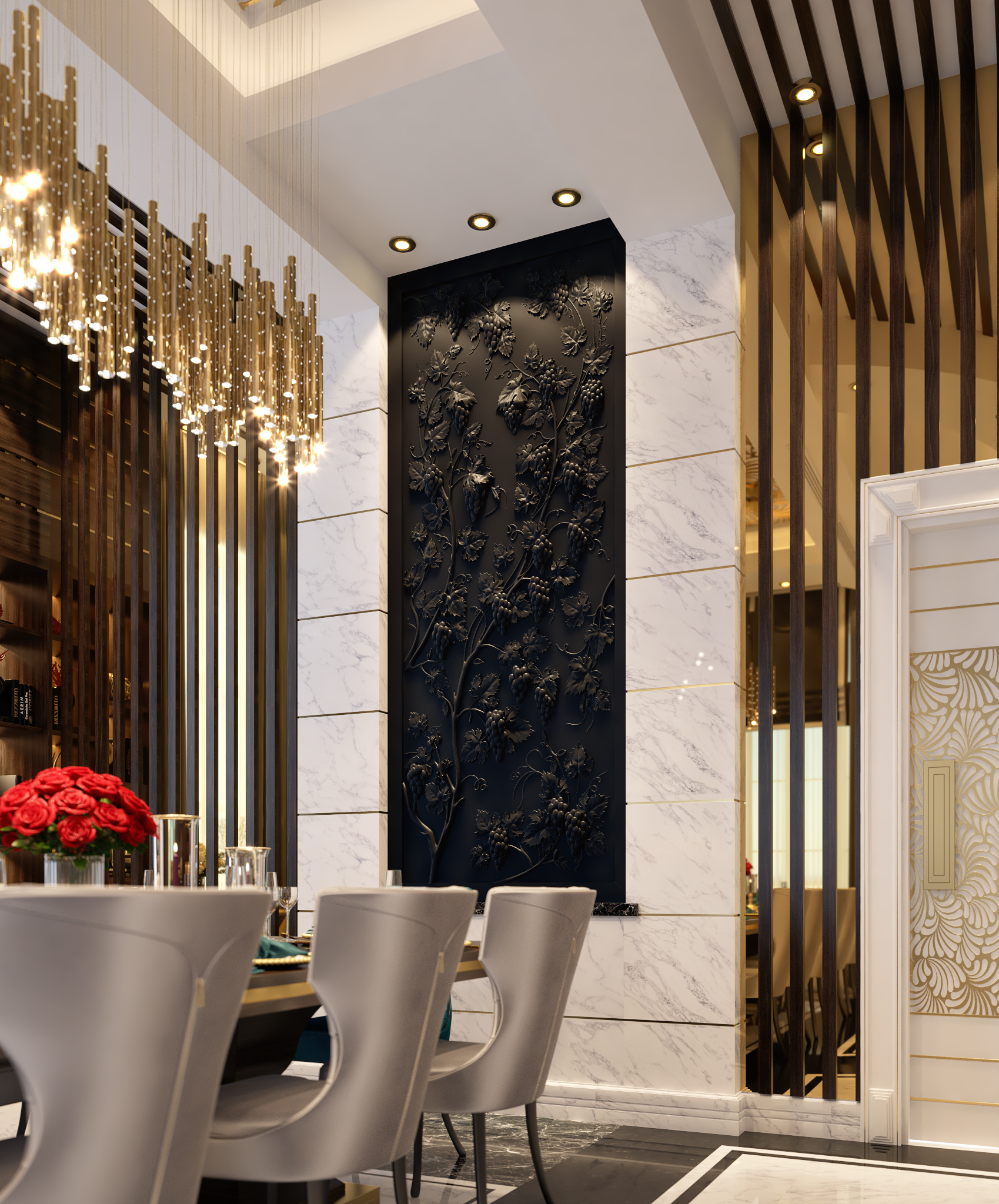 Dining in 3d max vray 3.0 image