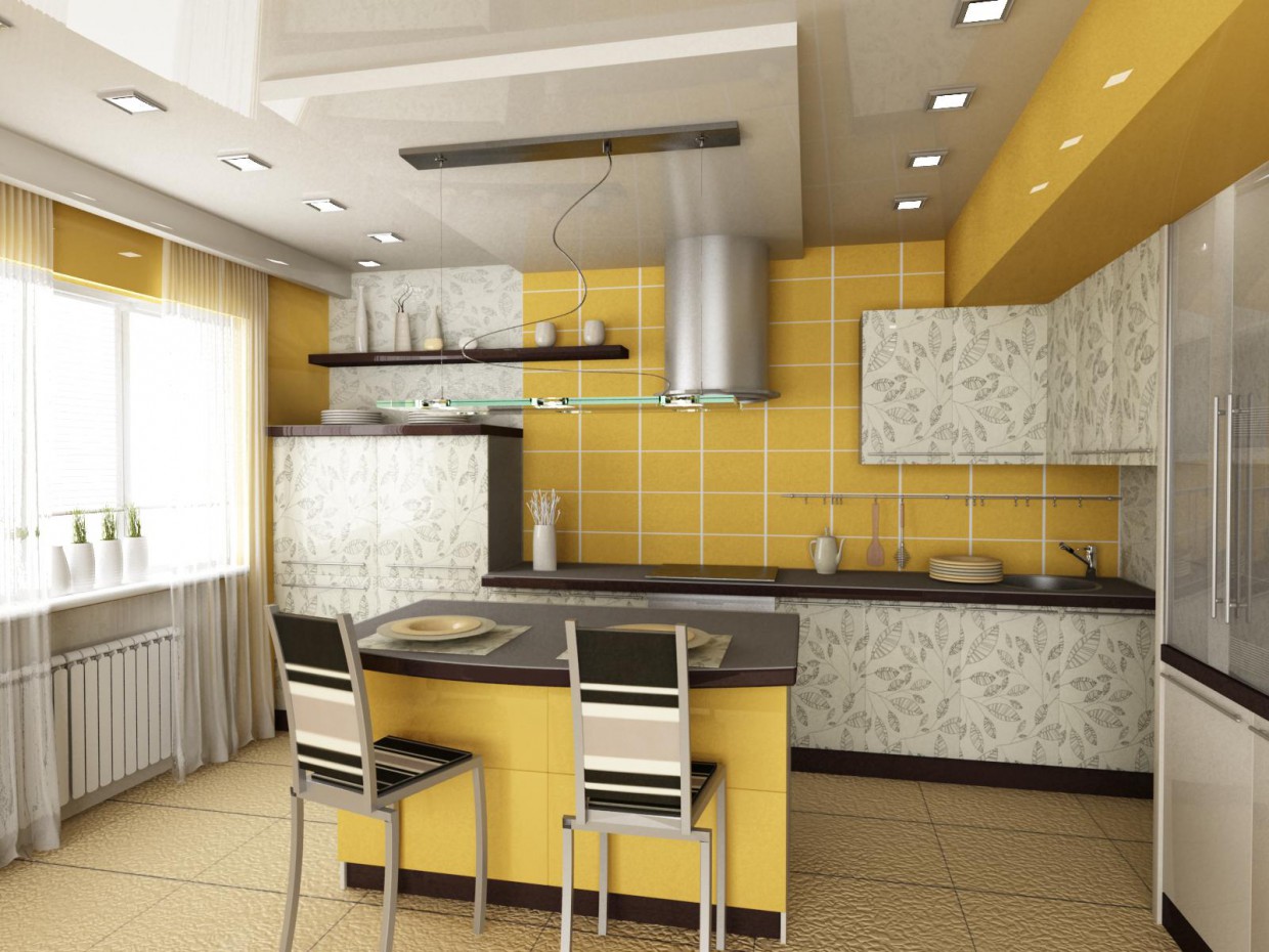 Cucina in 3d max vray immagine