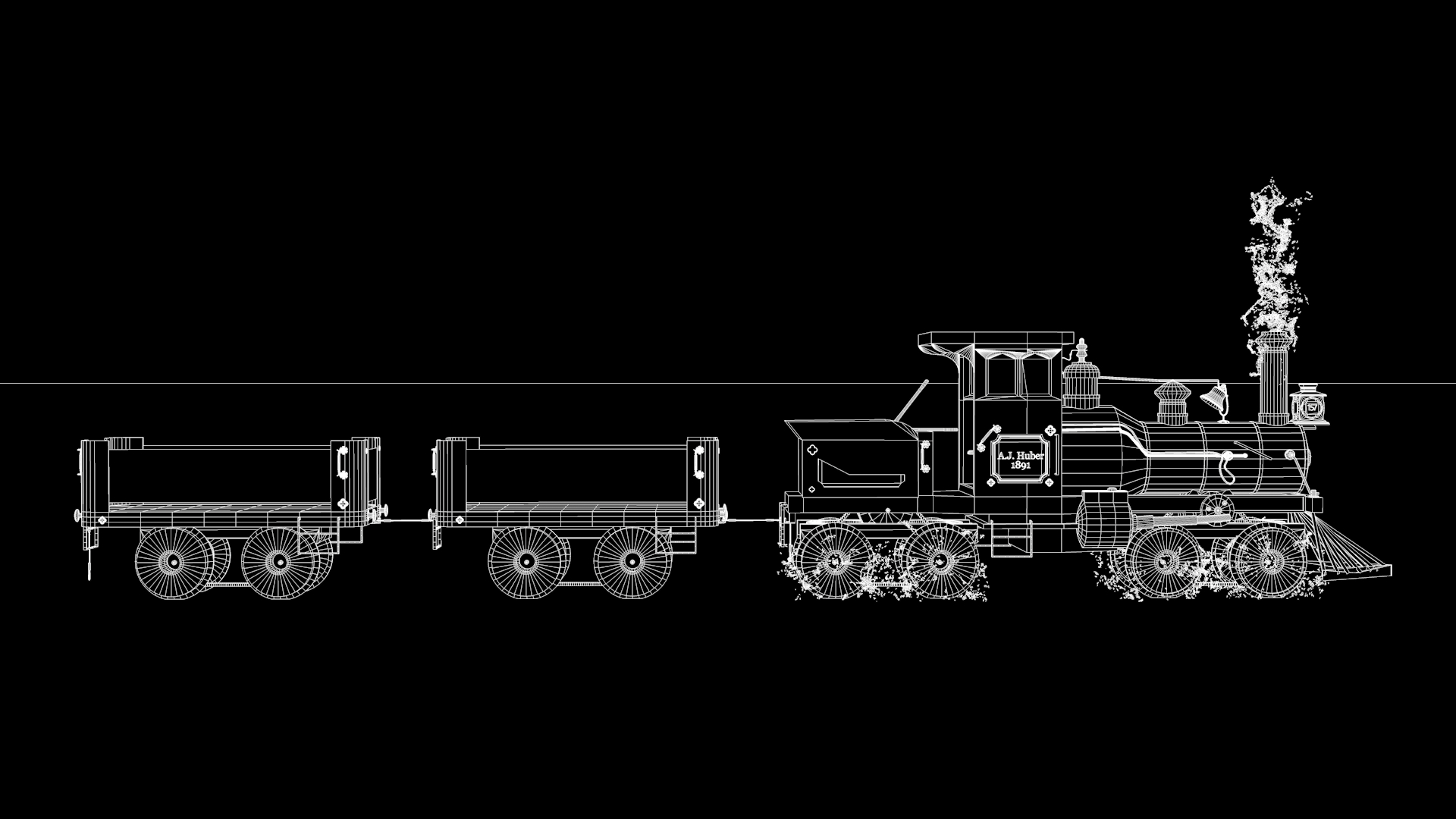 Christmas Express Rosso in Cinema 4d Standard immagine