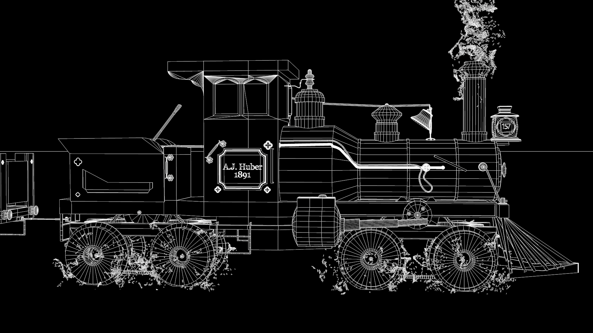 Christmas Express Rosso in Cinema 4d Standard immagine