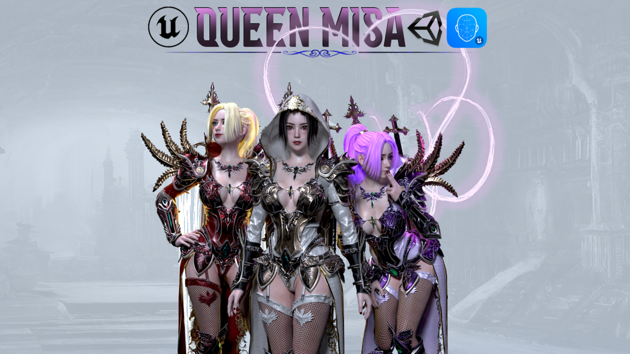 Reine Misa dans Maya Marmoset Toolbag image