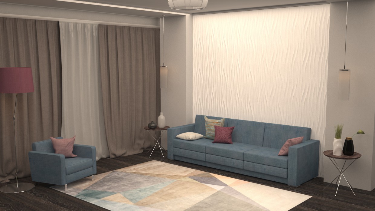 Decor "free" in 3d max vray 3.0 image