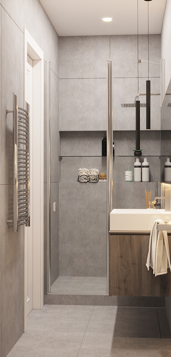 imagen de Baño de hombres en 3d max corona render