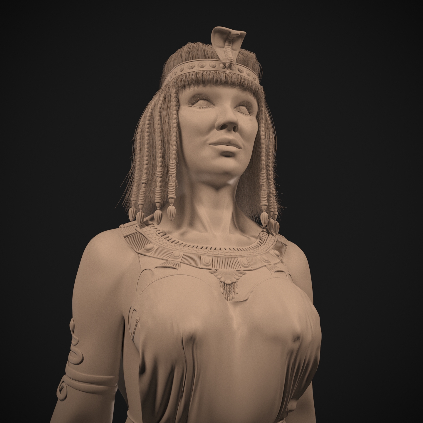 Cleopatra in 3d max corona render image