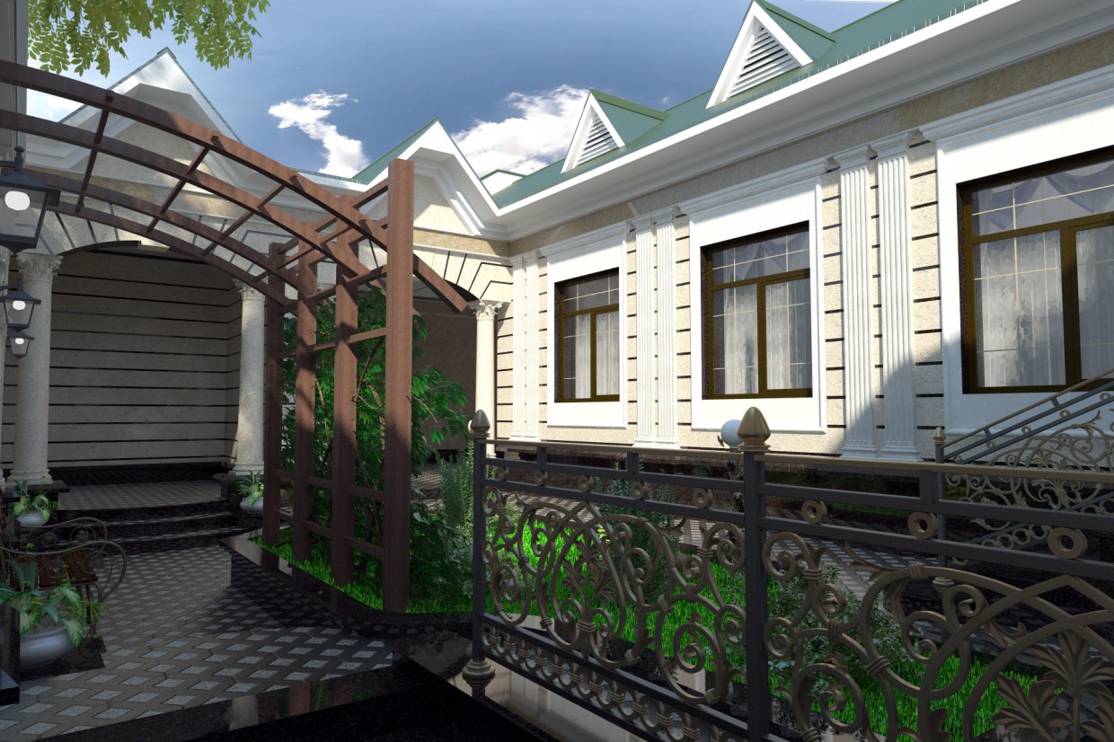 House in 3d max vray 3.0 image