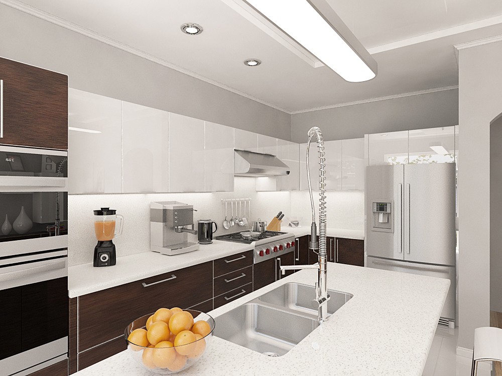 Kitchen in 3d max vray image