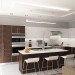 Kitchen in 3d max vray image