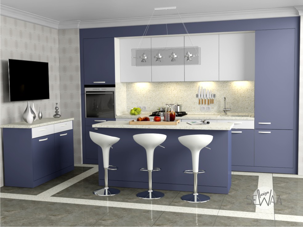 Kitchen in 3d max vray image