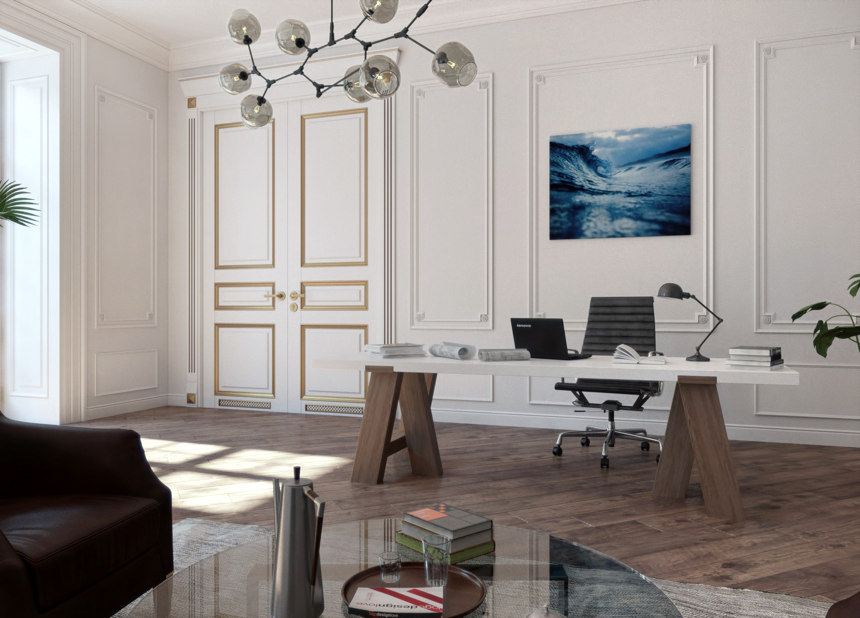 Das Kabinett. in 3d max corona render Bild