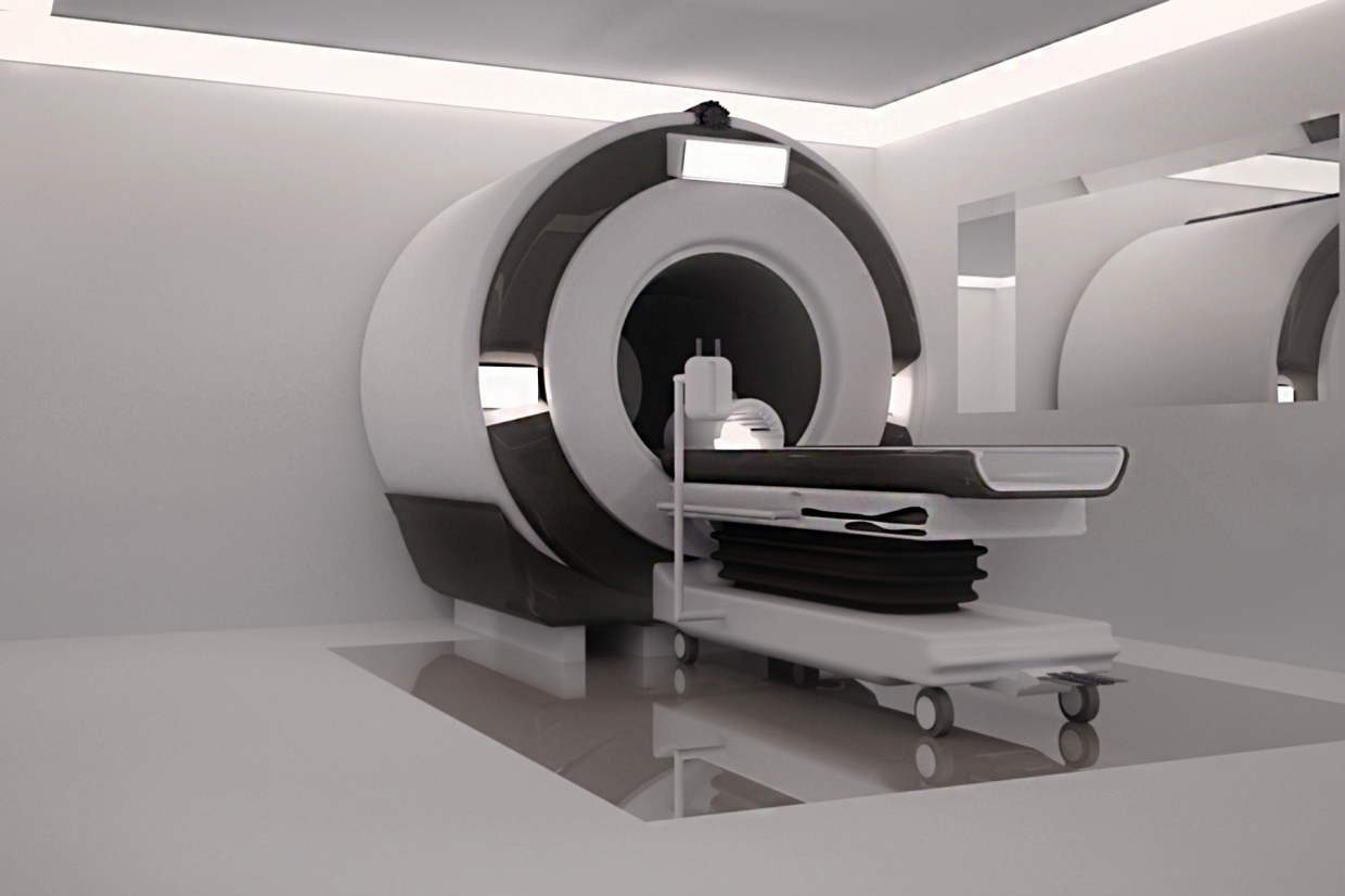 MRI machine in 3d max vray 3.0 image