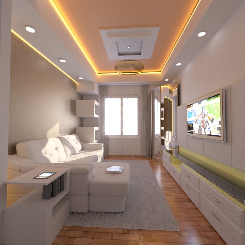 imagen de Dormitorio living comedor en 3d max Other