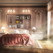 Art-Deco-Interieur (3D-mAX, Corona-Renderer, Photoshop) in 3d max corona render Bild