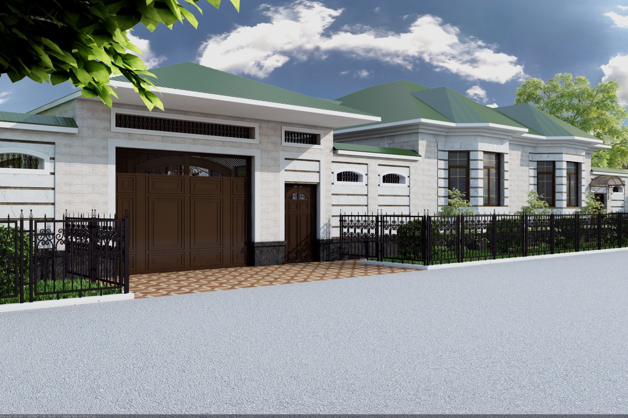 Casa em 3d max vray 3.0 imagem