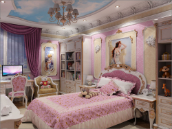 Interior design per la principessa dei bambini in Chernigov