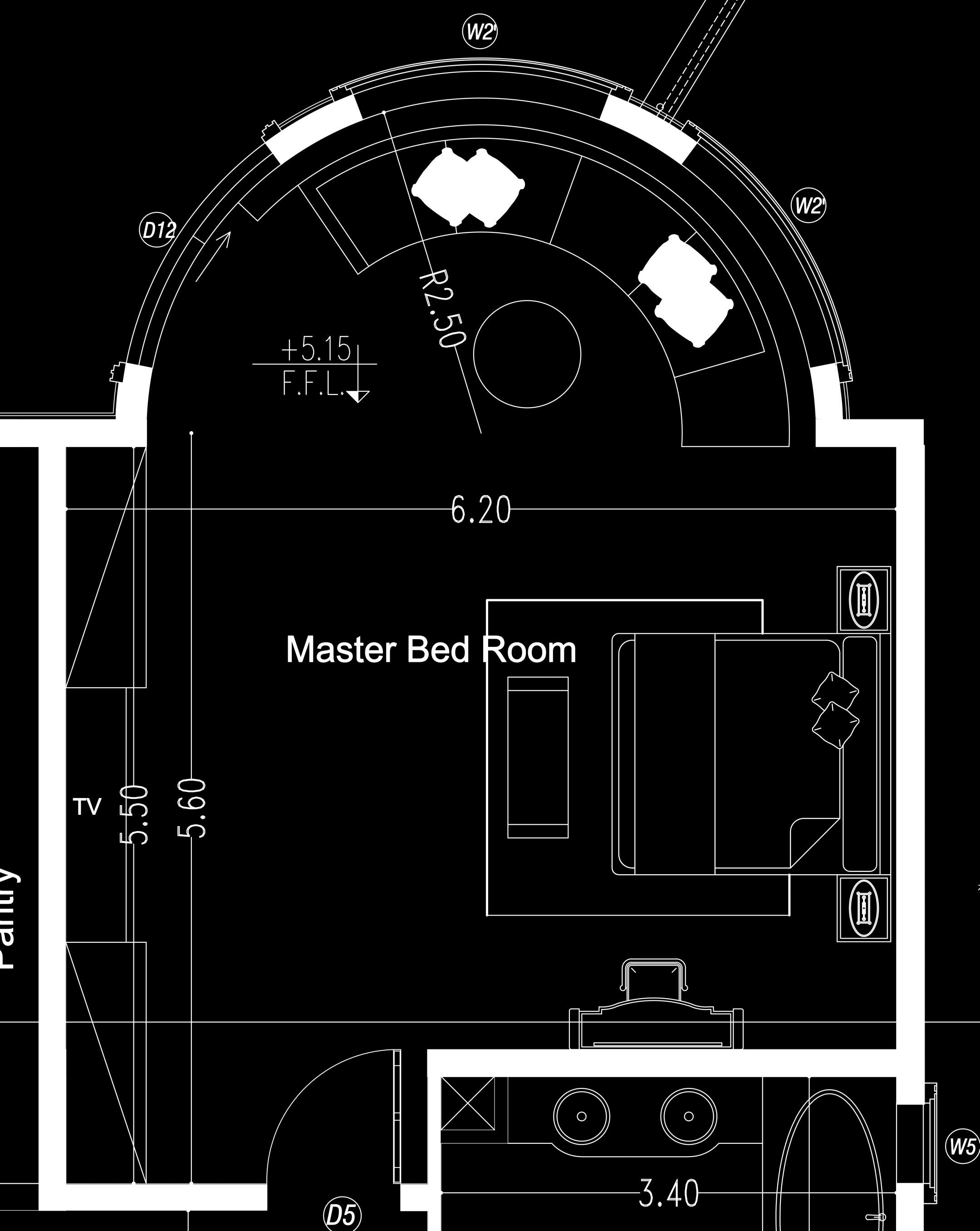 MASTER BEDROOM em 3d max vray 3.0 imagem