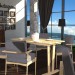 Cafe in 3d max vray image