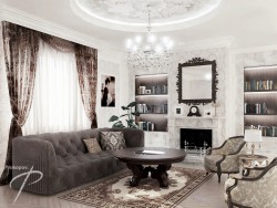 Living room in classic style